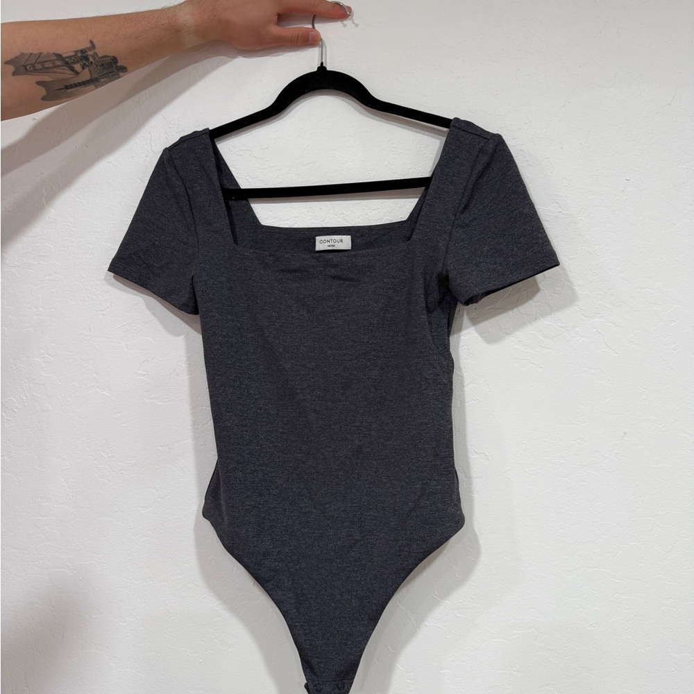 Aritzia Dark Gray Bodysuit
